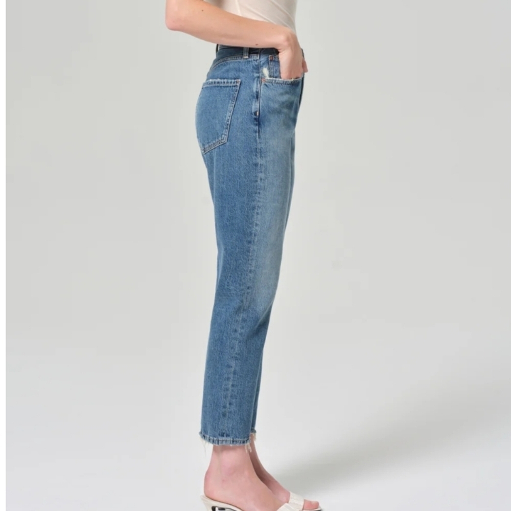 AGOLDE Riley High Rise Straight Crop Jeans - Picture 3 of 14
